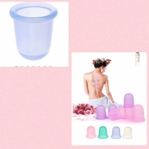 Light Blue Silicon Anti Cellulite Massage Cup
